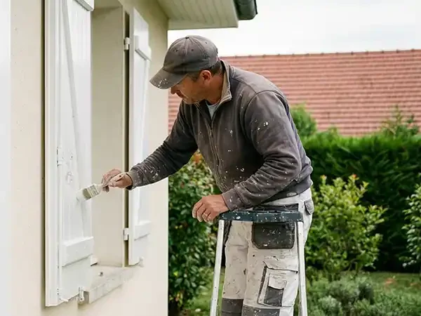 Travaux de peinture de boiserie